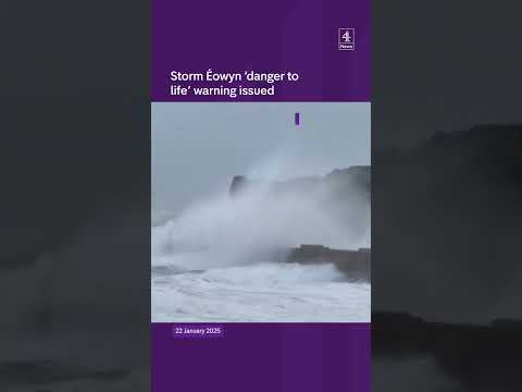 Storm Éowyn 'danger to life' warning