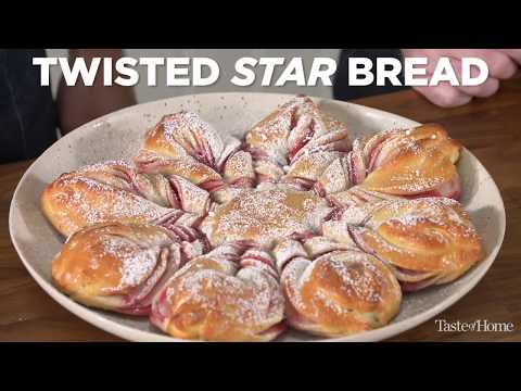 How to Make Twisted Star Bread