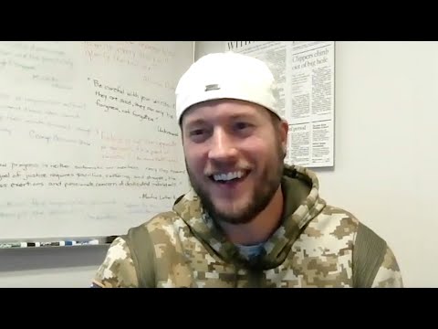 Matthew Stafford On Facing Tom Brady & Buccaneers In Divisional Round, Growth With Odell Beckham Jr. video clip