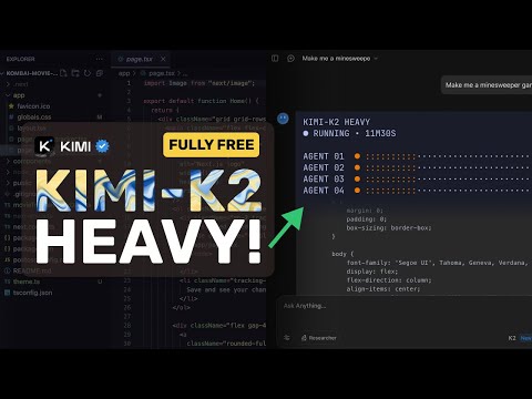 Kimi K2 HEAVY: This MULTI-AGENT AI Coder System is PRETTY AMAZING!