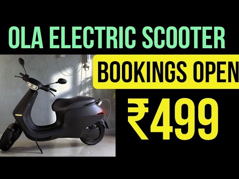 Ola Electric Scooter Pre-bookings Started in India - ₹499