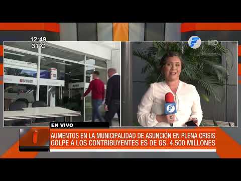 Aumentos en la Municipalidad de Asunción en plena crisis