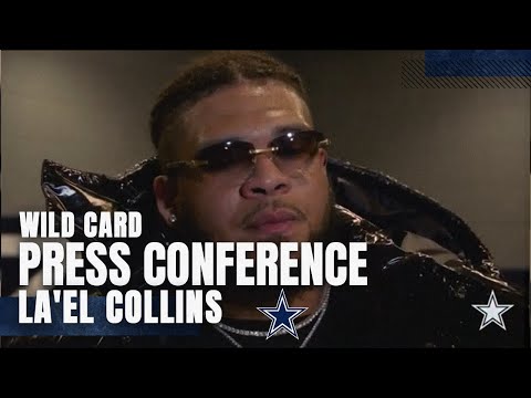 La'el Collins Postgame Wild Card | #SFvsDAL | Dallas Cowboys 2021 video clip