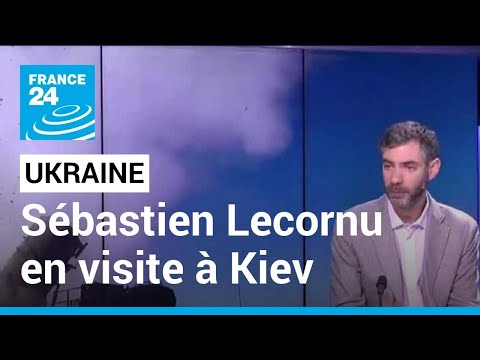 Sébastien Lecornu en visite à Kiev pour afficher le soutien de la France à l'Ukraine