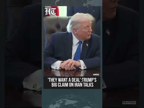 Trump Says Iran Ready for Talks: ‘They Do Want to Make a Deal’ | Middle East #shorts