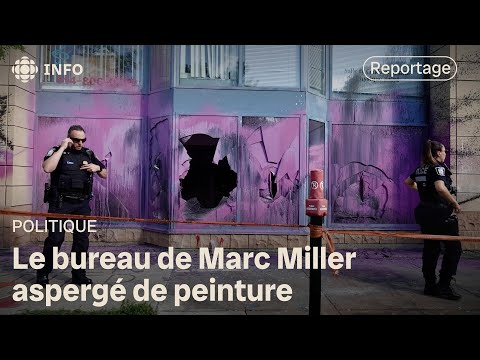 Le bureau du ministre Marc Miller vandalisé à Montréal