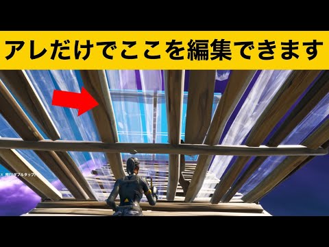 【小技】奥の建築を編集できる場所！最強バグ小技集！【FORTNITEフォートナイト】