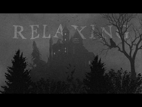 Gothic Castle in the Fog | old movie crackling, eerie drone | ASMR Ambience | No AI
