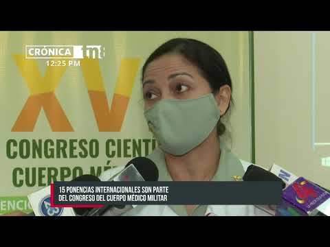 Cuerpo médico militar de Nicaragua celebra edición 18 de congreso científico - Nicaragua