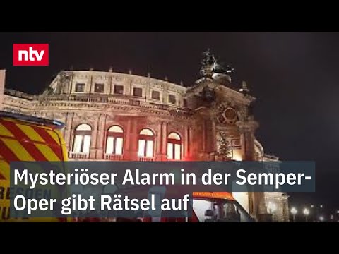 Mysteriöser Alarm in der Semperoper gibt Rätsel auf - Plötzliche Symptome bei Besuchern  | ntv