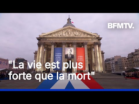 Robert Badinter: revivez en intégralité la panthéonisation de l'ex-garde des Sceaux