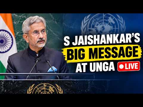 <strong>S</strong> Jaishankar At UNGA <strong>LIVE</strong> | India’s Message At UN General Assembly <strong>LIVE</strong> | EAM Jaishankar <strong>LIVE</strong>