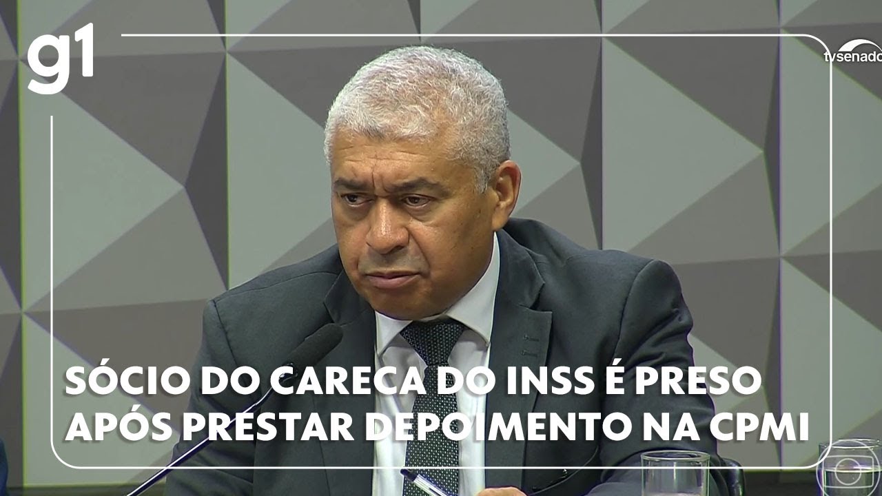 Sócio do Careca do INSS foi preso após prestar depoimento na CPMI