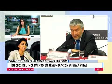 Noticias Tarde | Sylvia Cáceres, exministra de Trabajo
