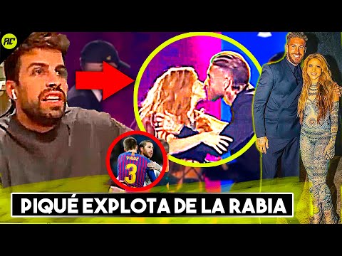 Piqué Explota de la Rabia: Así Shakira lo Humilló Besándose con Sergio Ramos.