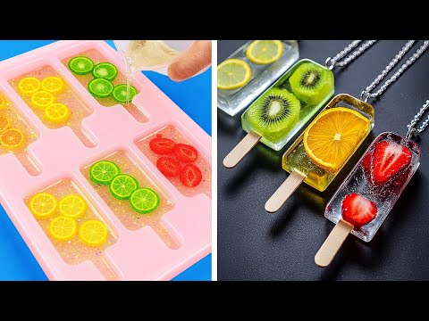 🧪 美しいエポキシ樹脂アートを自宅で作る方法! 🖌️💡