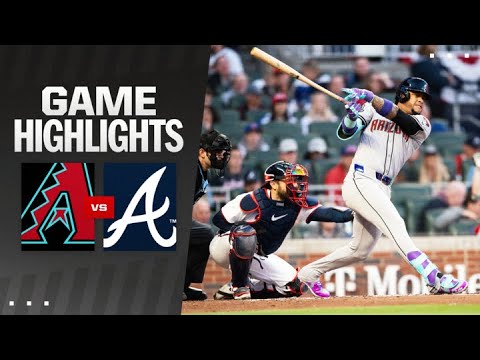 D-backs vs. Braves Game Highlights (4/5/24) | MLB Highlights