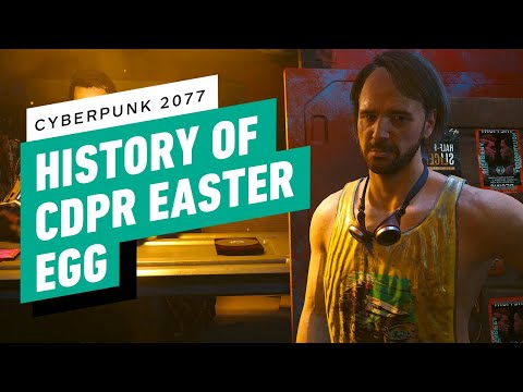 Cyberpunk 2077 Phantom Liberty DLC - History of CD Projekt Red Easter Egg