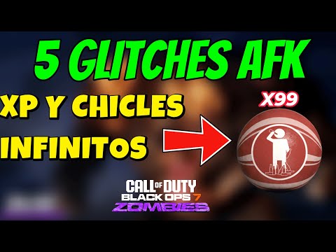BO7 ZOMBIES: 5 GLITCHES 100% AFK EN SOLO PARA XP Y CHICLES INFINITOS