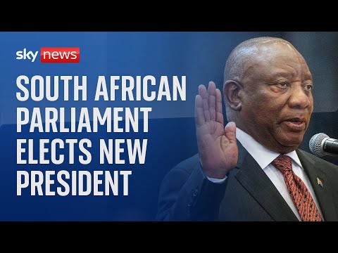 Watch live: South African president delivers speech following vote in Parliament