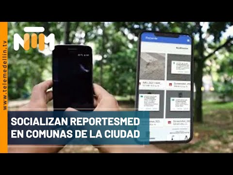 Socializan Reportesmed en comunas de la ciudad - Telemedellín