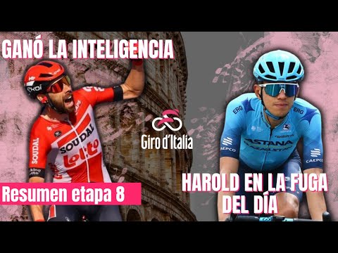 Resumen del Giro con DECLARACIONES Etapa 8 / Carapaz listo para mañana / Tejada en la fuga ??