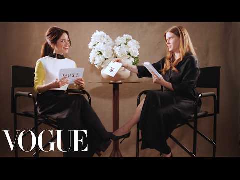 Jenna Ortega & Amy Adams Ask Rapid-Fire Questions | Off the Cuff | Vogue