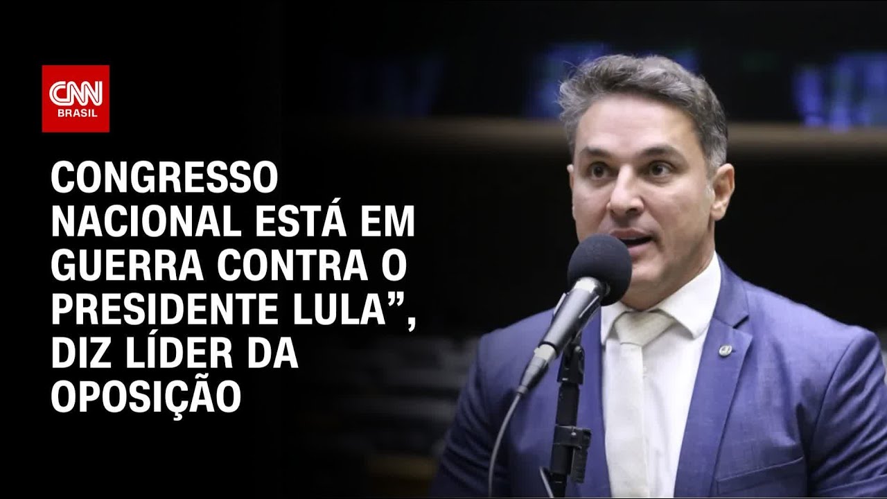 Congresso está em guerra com Lula diz líder da oposição | BASTIDORES CNN