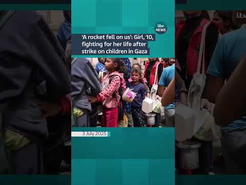 A warning: This report contains distressing images - Girl fighting for her life after strike in Gaza