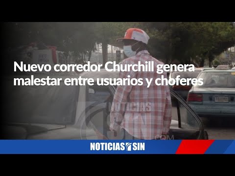 Nuevo corredor Churchill genera malestar entre usuarios y choferes