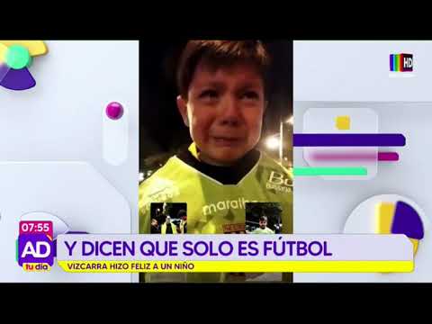 ¿Solo es fútbol? Lágrimas de felicidad gracias a Vizcarra