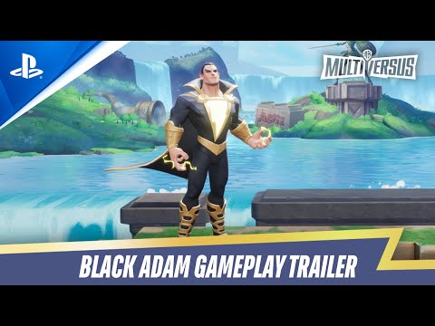 MultiVersus - Black Adam Gameplay Trailer | PS5 & PS4 Games