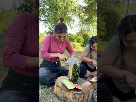 Cooking yummy watermelon to make jelly recipe