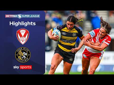 Vital Valkyrie win in play-off race | St Helens vs York Valkyrie | Women's Super League Highlights