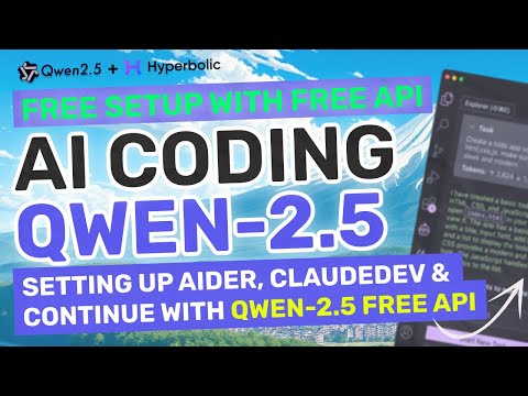 Qwen-2.5 + Hyperbolic + ClaudeDev + Aider : This BEST & FREE AI Coding Setup is AMAZING!