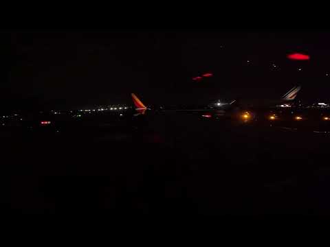 Night Time Departure Out of Los Angeles | Southwest Airlines Boeing 737 MAX 8