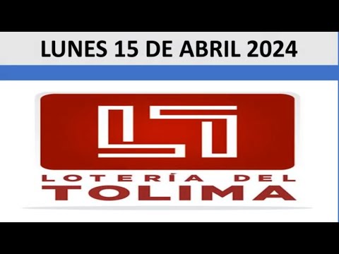 LOTERIA DE TOLIMA HOY LUNES 15 DE ABRIL 2024 [RESULTADOS PREMIO MAYOR] #loteriadeltolima