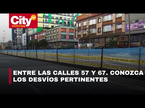 Inició el nuevo cierre de la Av. Caracas para vehículos particulares | CityTv