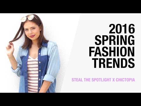 2016 Spring Fashion Trends - Stripes, Off the Shoulder, Suede | Steal
the Spotlight x Chictopia