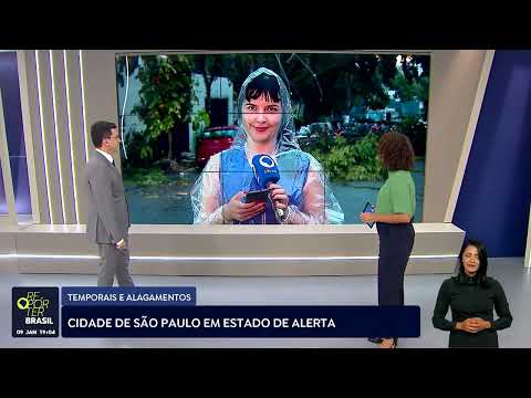 Cidade de São Paulo em estado de alerta para temporais e alagamentos