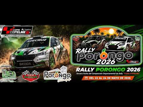 TERCERA FECHA DEPARTAMENTAL DE RALLY.   RALLY PORONGO 2026