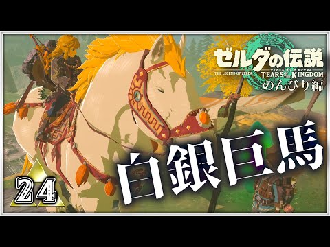 #24【TotKのんびり編】伝説の白馬、デブだった【ゼルダの伝説 ティアーズ オブ ザ キングダム】