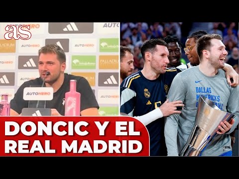 DONCIC sobre las REMONTADAS y el REAL MADRID | RUEDA de PRENSA de LUKA DONCIC