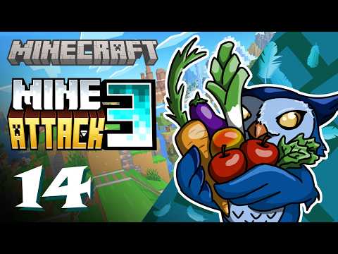 Eine Treppe ins Dorf - #14 - Minecraft - Mine Attack 3 - deutsch