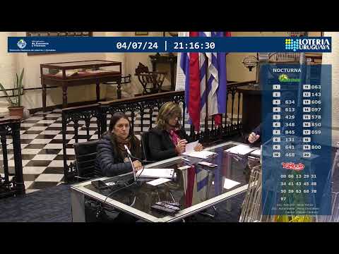 Emisión en directo de Loteria Uruguaya