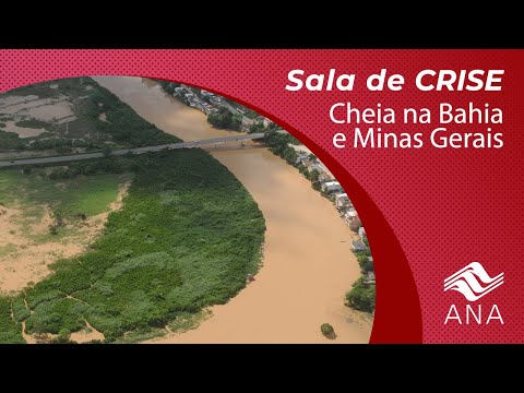 Sala de Crise da Cheia no Sul da Bahia e Minas Gerais