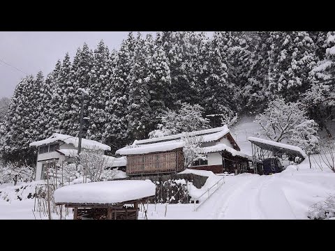 豪雪と運搬車入手と冬の野原