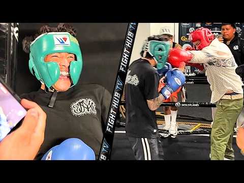 Chino Maidana KO’s streamer Oblivion with BRUTAL BODY shot in sparring