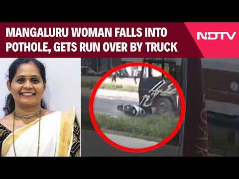 Mangaluru's Highway To Hell: Woman Falls Into Pothole, Gets Run Over By Truck