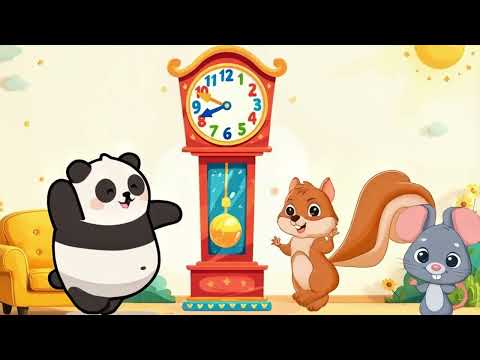 Hickory Dickory Dock | Nursery rhymes for kids song Original song | Animated children's videos